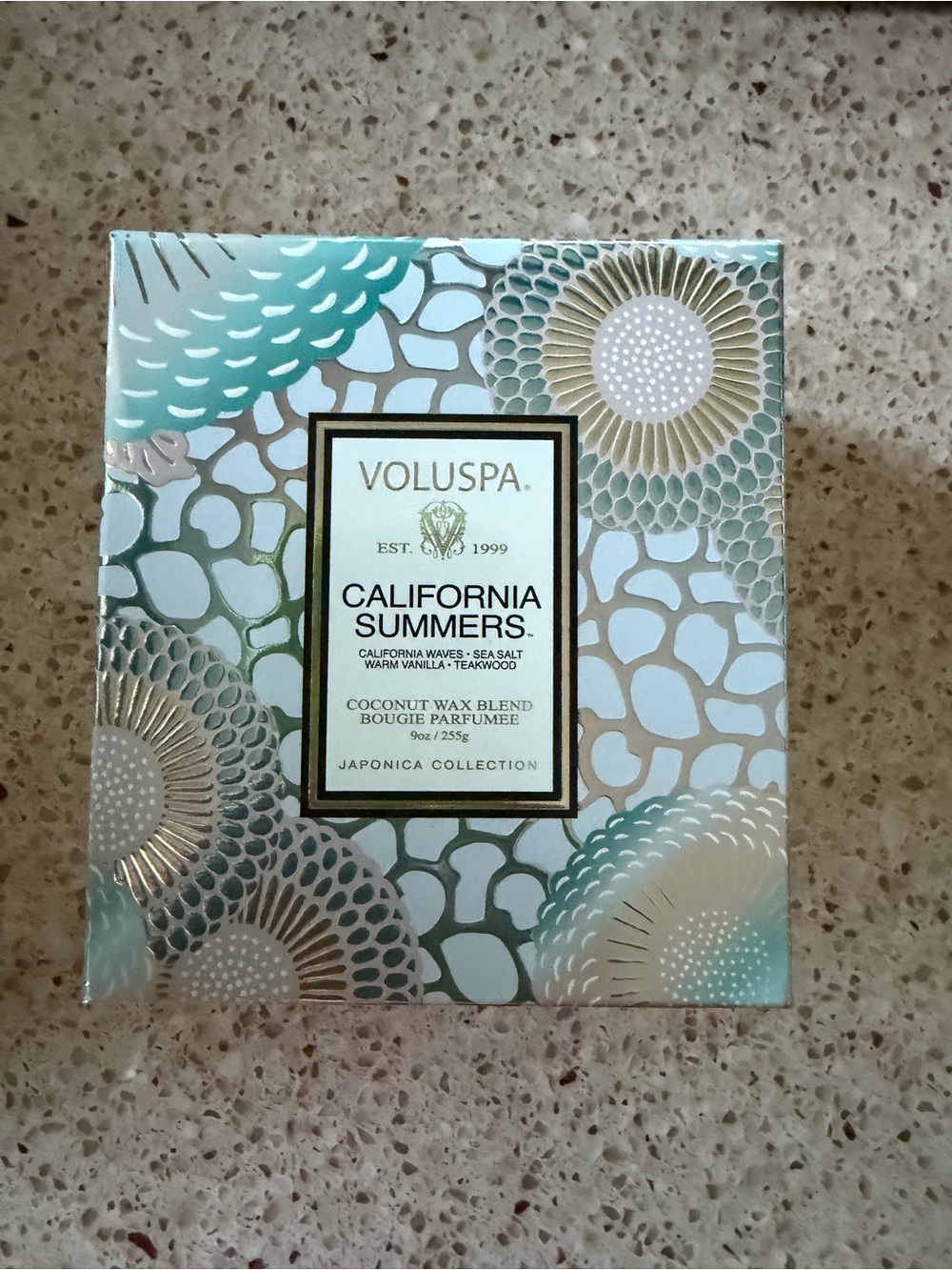 NWT Voluspa California Summers Classic Candle